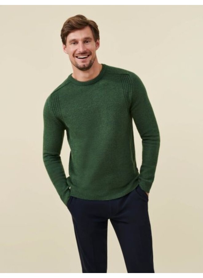 Cavallaro Pullover Balio R-Neck Mid Green