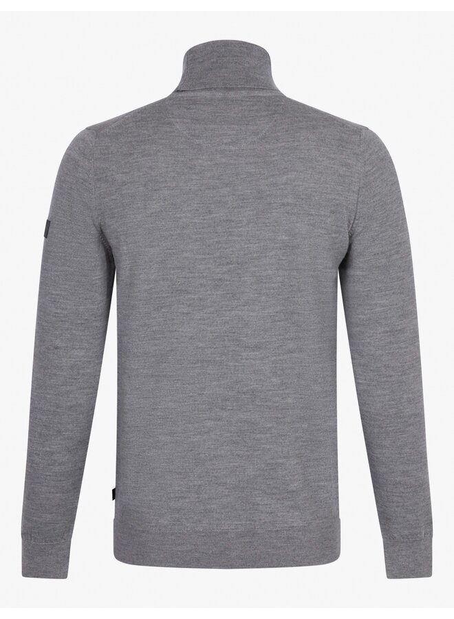 Cavallaro RollNeck Pullover Mid Grey Melange