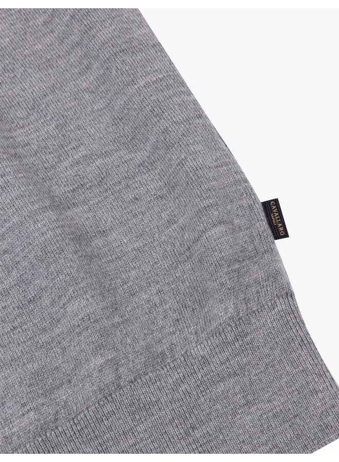 Cavallaro RollNeck Pullover Mid Grey Melange