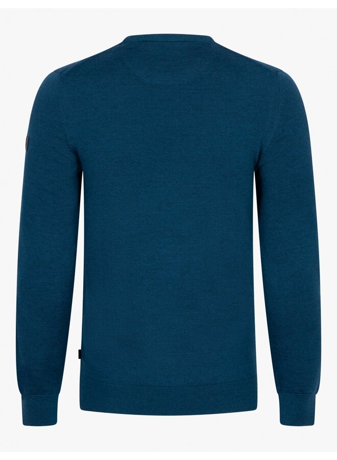 Cavallaro R-Neck Pullover Petrol