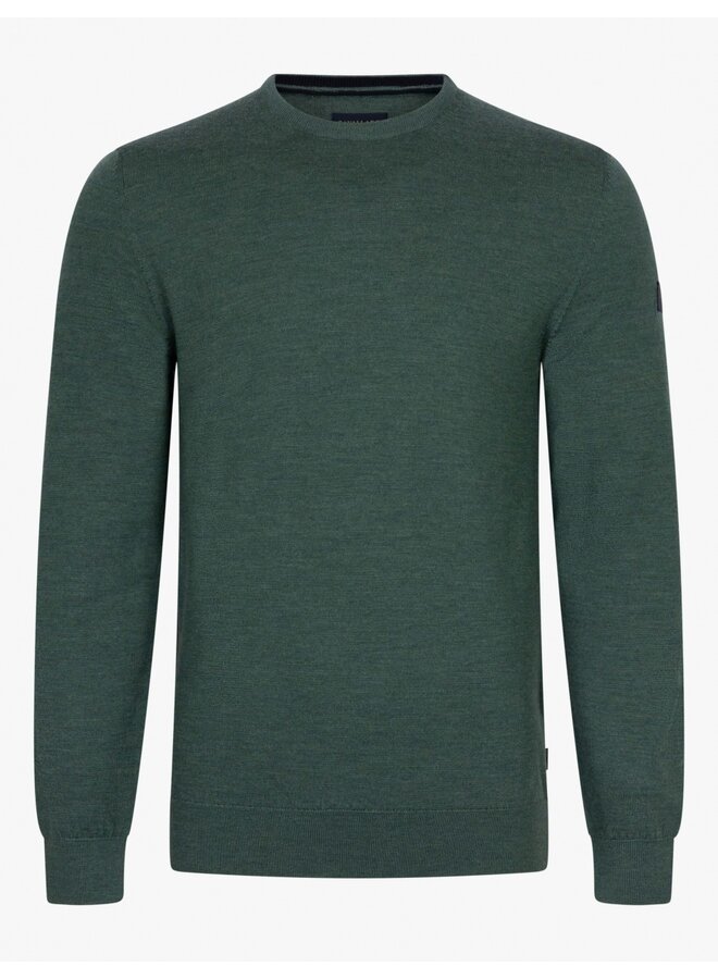 Cavallaro R-Neck Pullover Merino Sage green