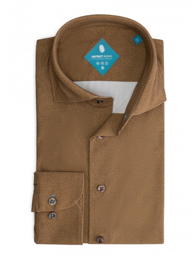 District Indigo Performance Shirt Brown