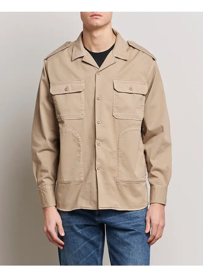 Replay Overshirt Safari Sartoriale Camel