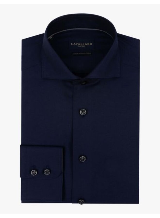 Cavallaro Overhemd Angelo Dark Blue