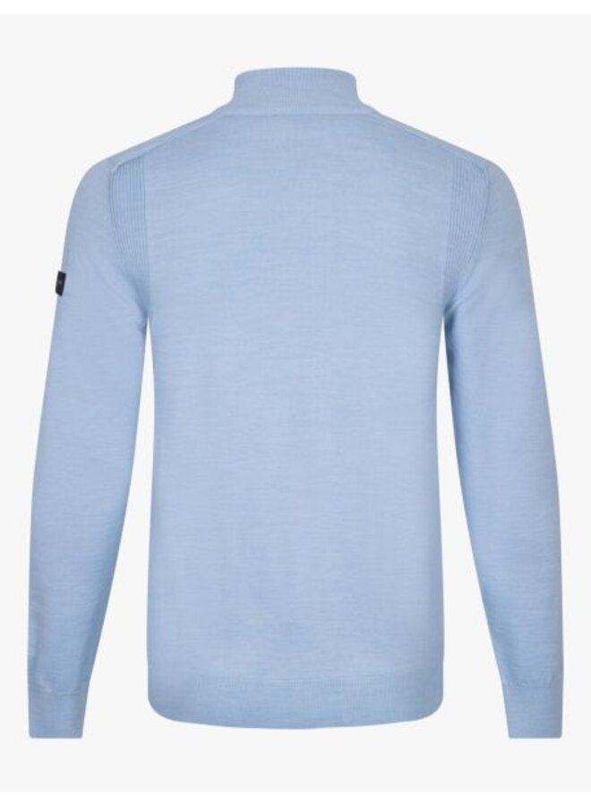 Cavallaro Pullover Palio Half Zip Light Blue