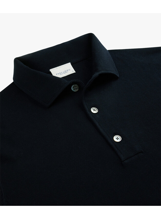 Profuomo Polo Knitted LS Navy