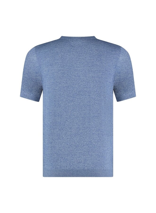 Blue Industry T-Shirt Knitted Kobalt