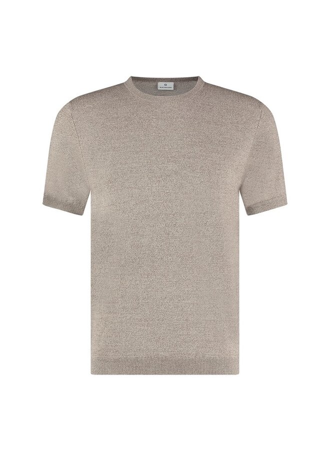 Blue Industry T-Shirt Knitted Taupe