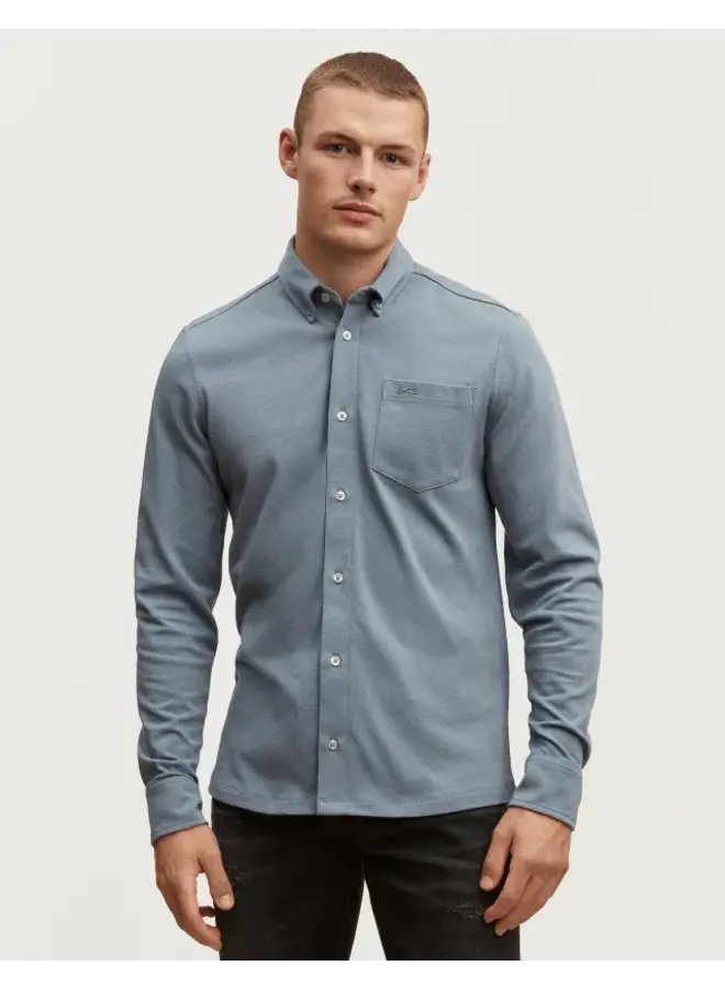 Denham Bridge Shirt Flinstone Blue