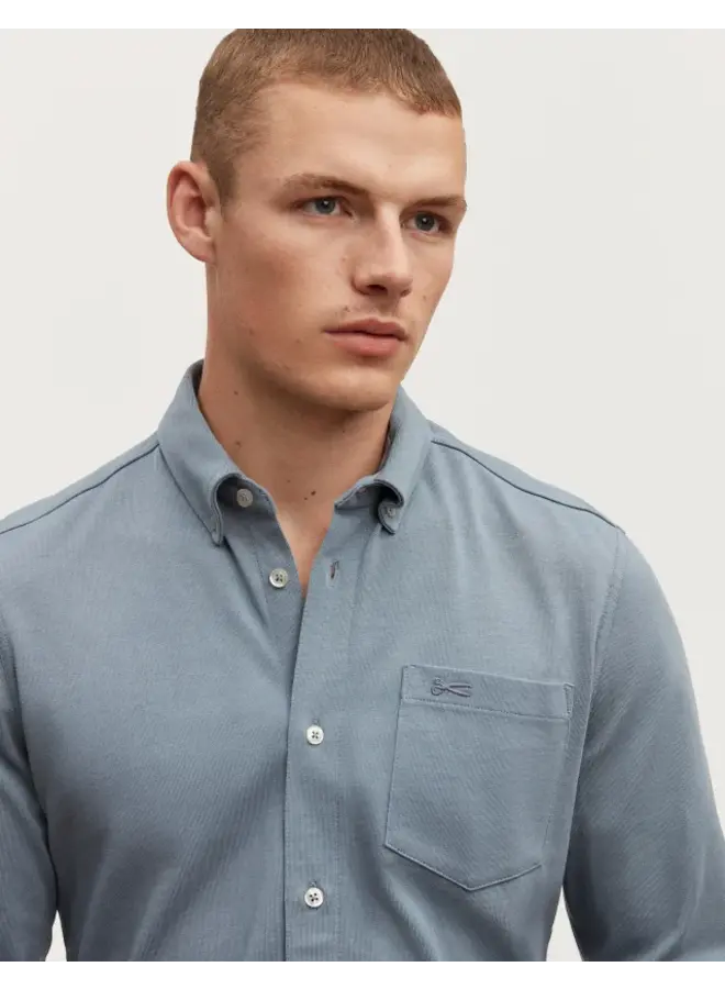 Denham Bridge Shirt Flinstone Blue