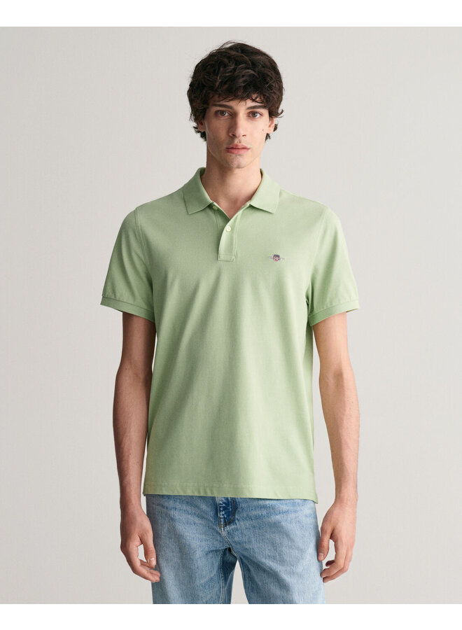 Gant Pique Polo Milky Matcha