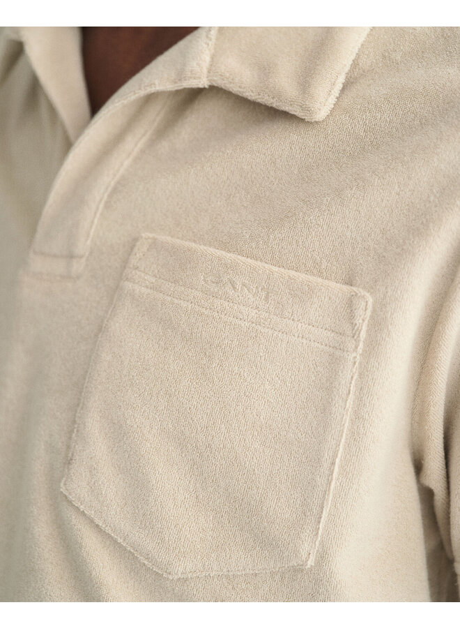 Gant Polo Terry Pique (Badstof) Silky Beige