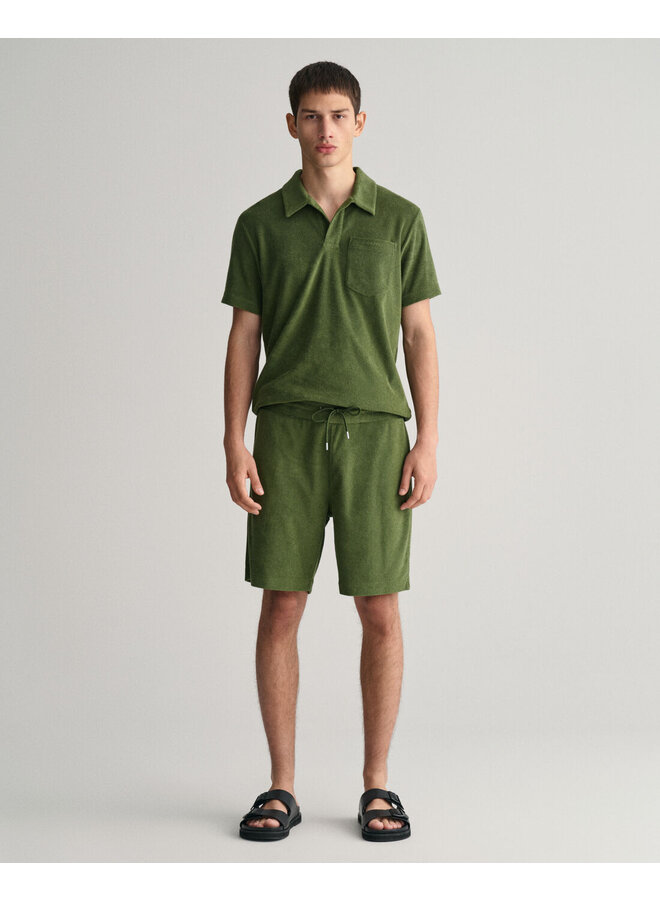 Gant Short Terry (Badstof) Pine Green