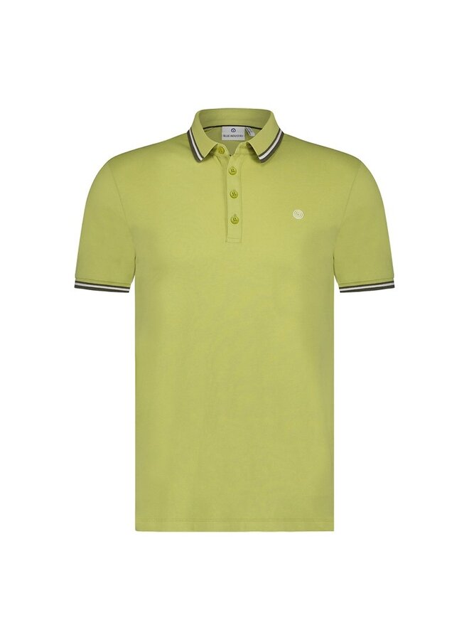 Blue Industry Polo (met randje) Green