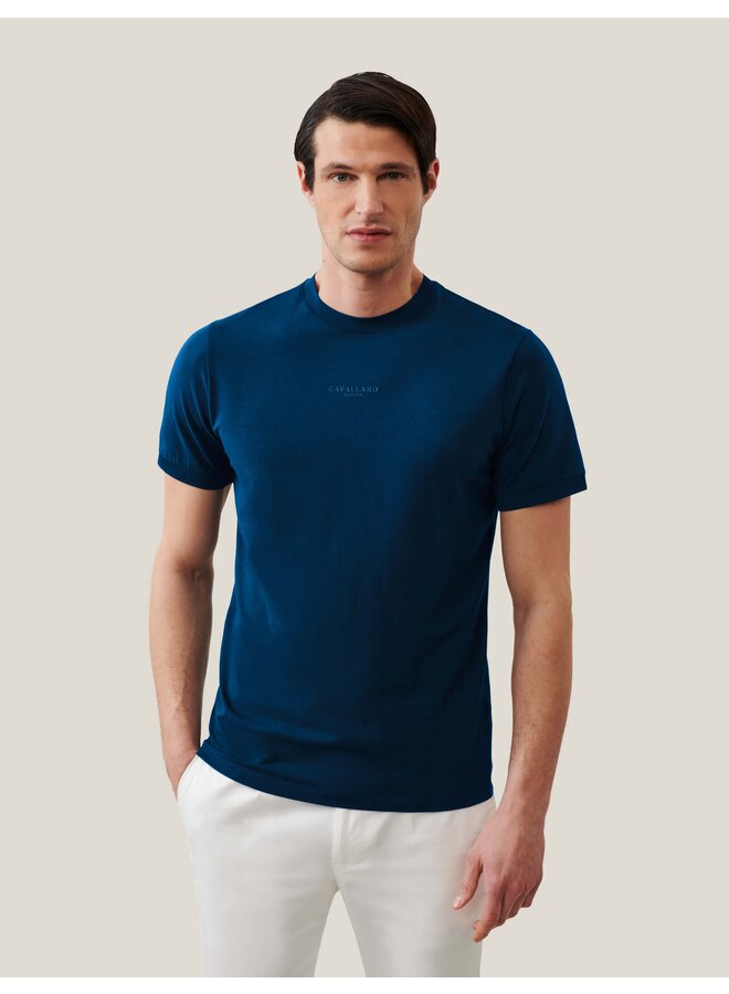 Cavallaro T-Shirt Darenio Blue Opal