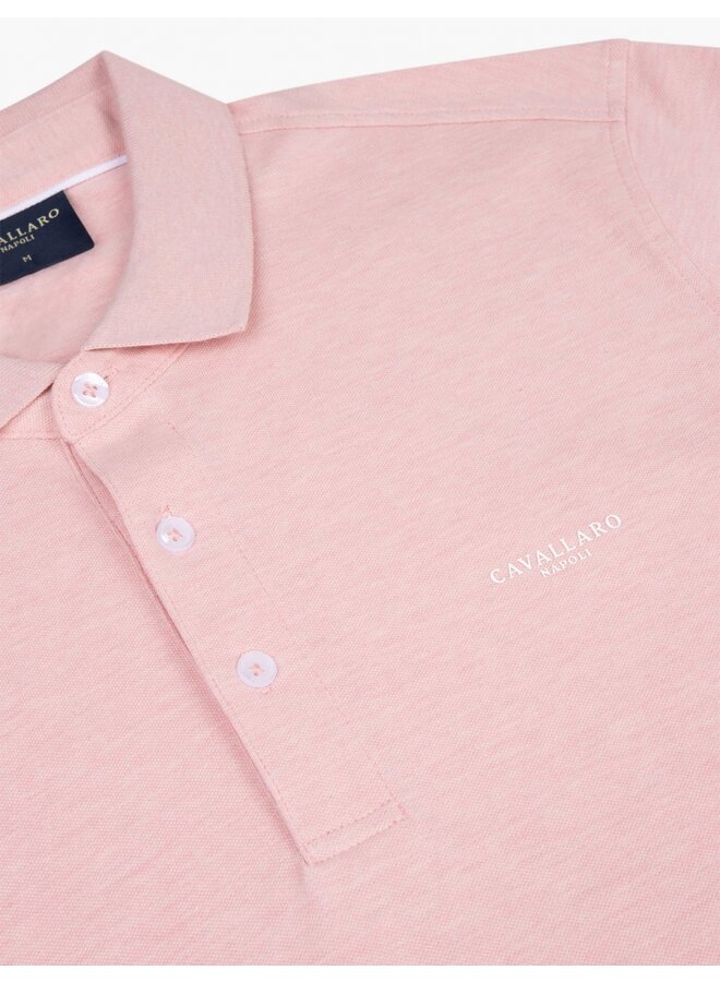 Cavallaro Polo Bavegio Old Pink Melange