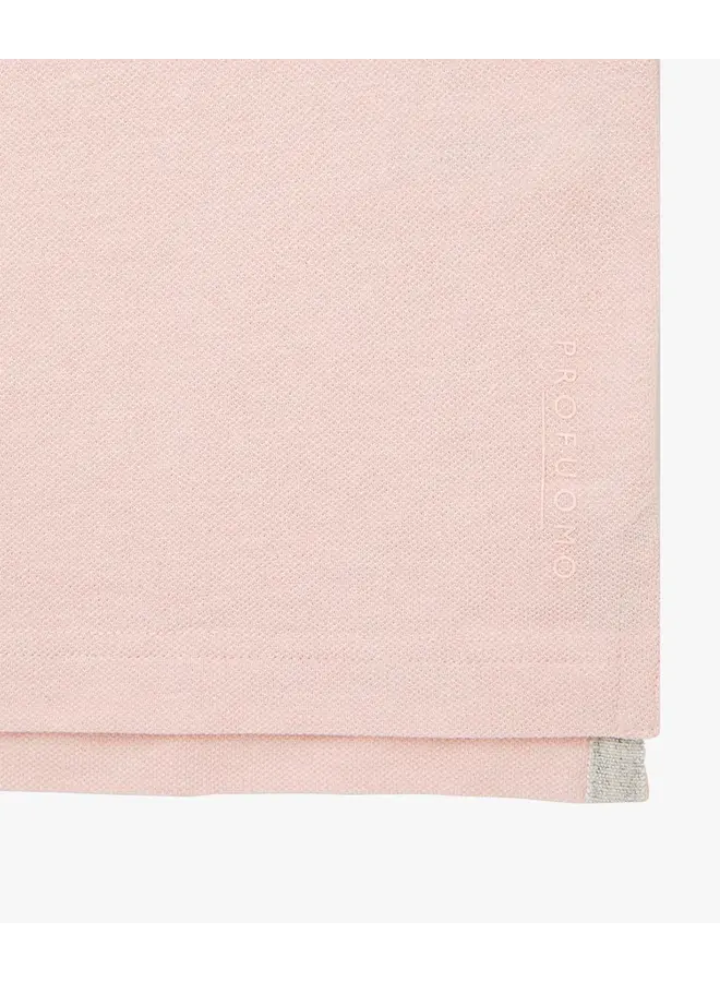 Profuomo Polo Short Sleeve Light Pink