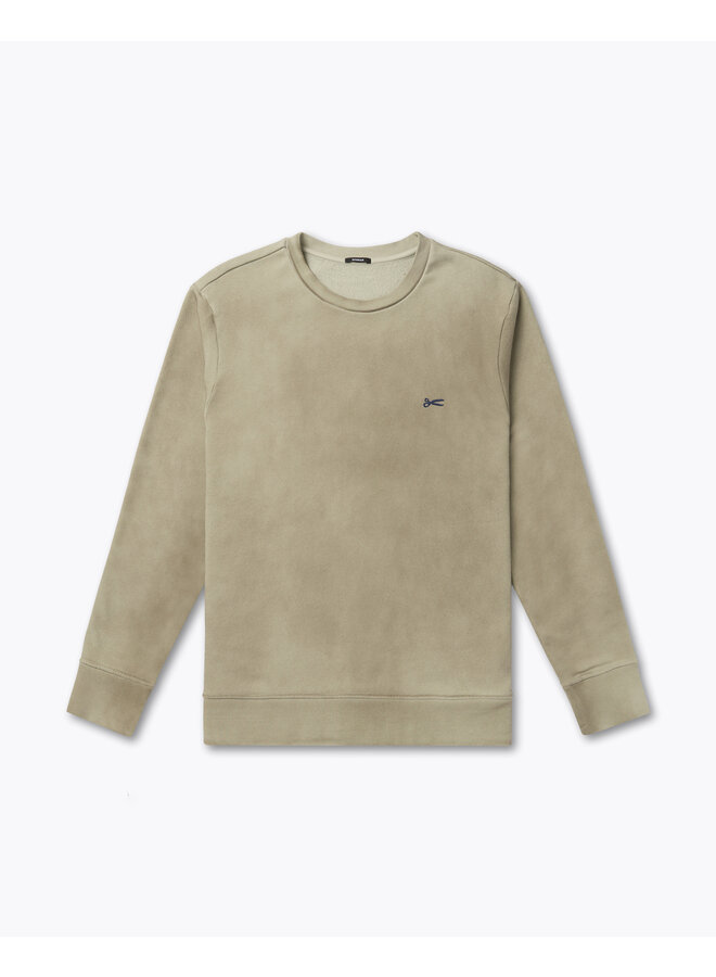 Denham Sweat Scissor Crew Neck GDCS Seneca Rock