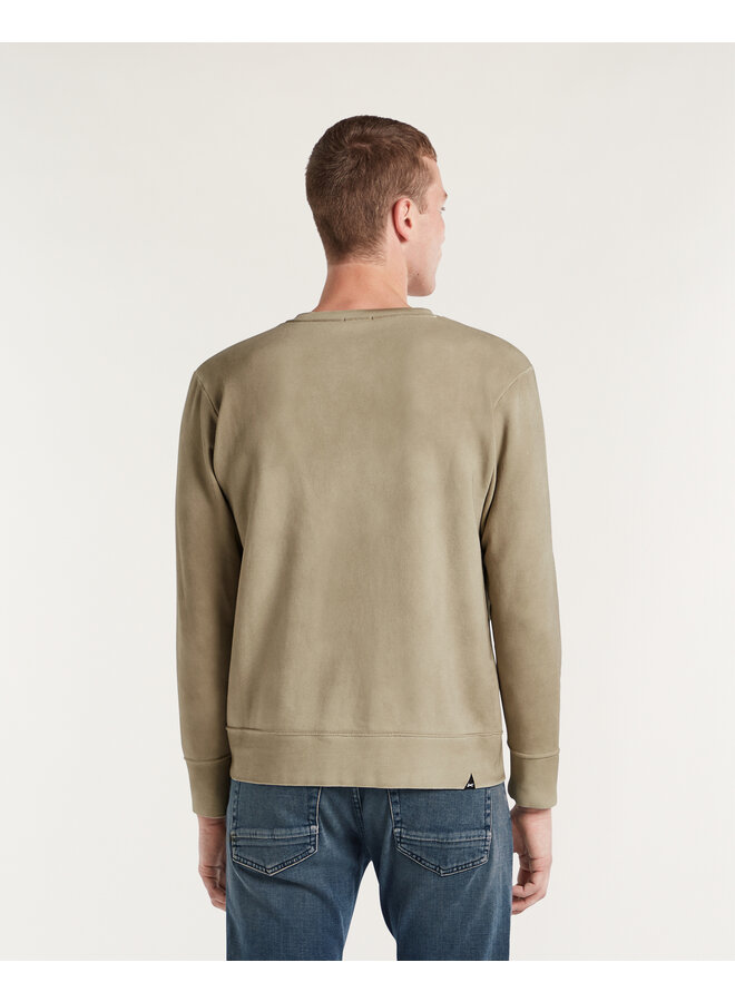 Denham Sweat Scissor Crew Neck GDCS Seneca Rock