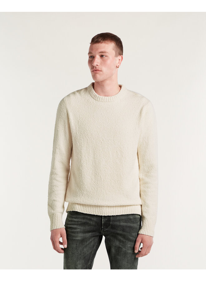 Denham Pullover  Crew  Knit BCC Ecru