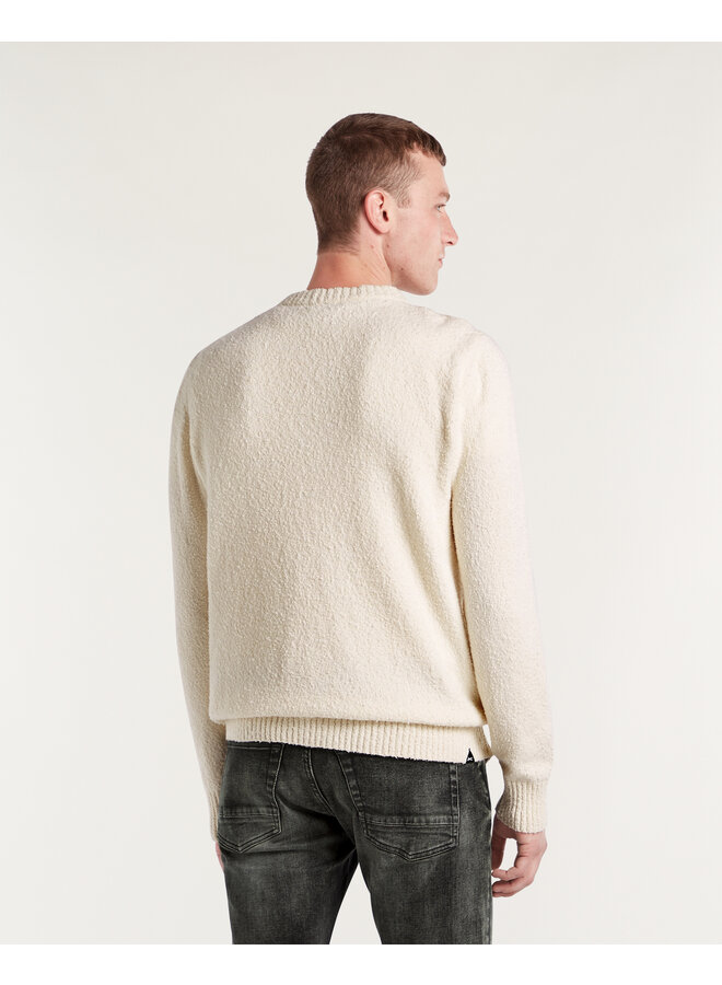 Denham Pullover  Crew  Knit BCC Ecru