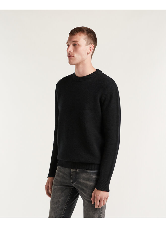 Denham Pullover Crew Knit CCH Black