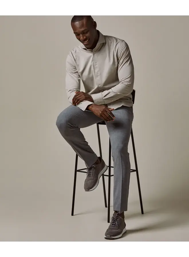 Profuomo Shirt Japanese Knitted Beige