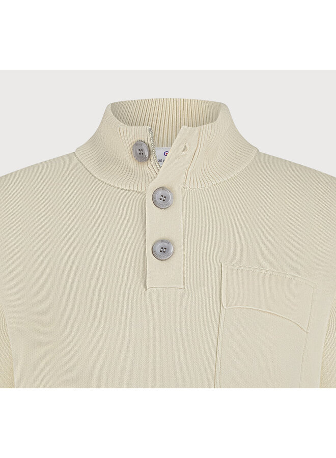 Blue Industry Pullover met knopen Off-White