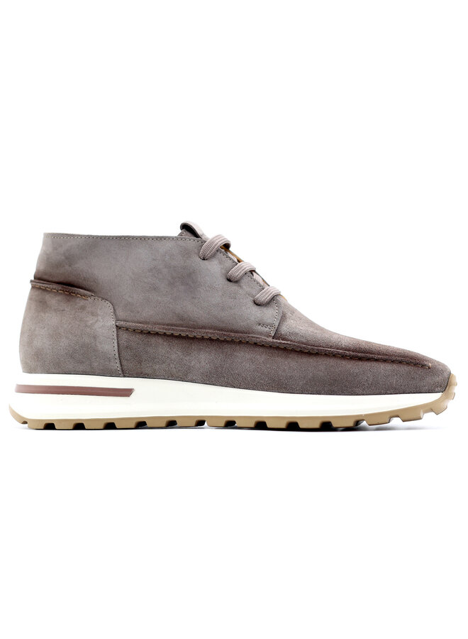 Melik Sneaker Olean Suède Taupe