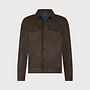 Blue Industry Overshirt Dark Brown