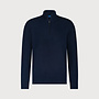 Blue Industry Pullover Half Zip Chenille Navy