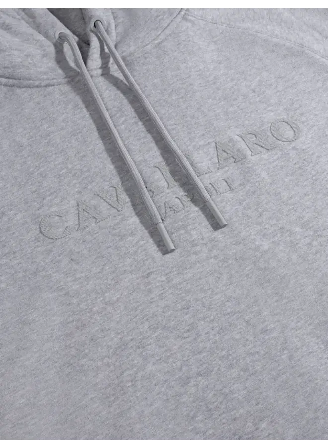 Cavallaro Hoodie Enego Mid Grey Melange