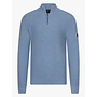 Cavallaro Pullover Sagio  Half Zip Light Blue