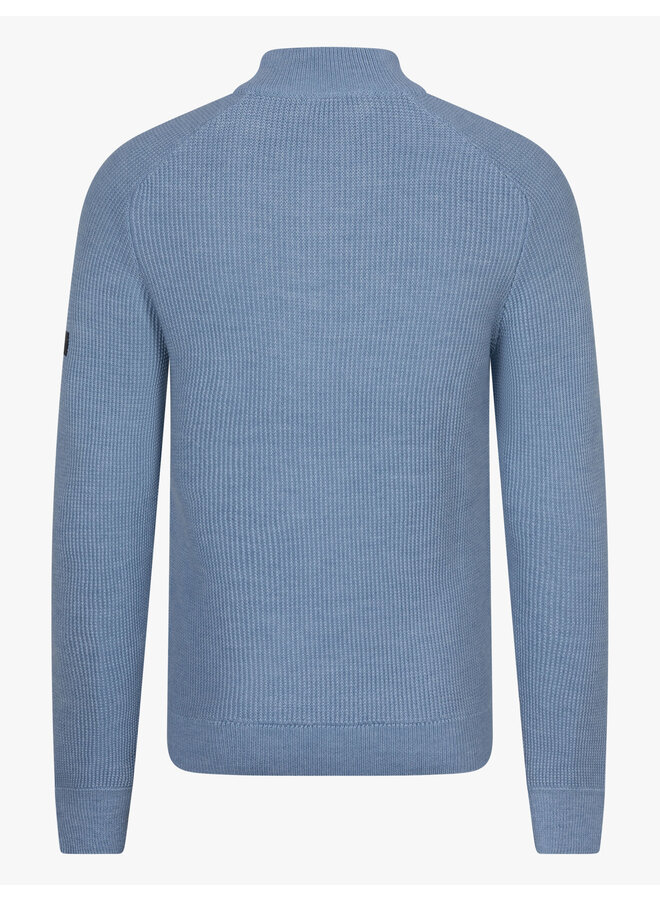 Cavallaro Pullover Sagio  Half Zip Light Blue