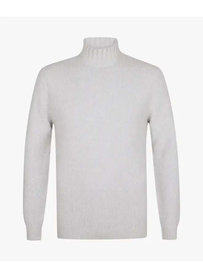 Profuomo Pullover Mock Neck Grey