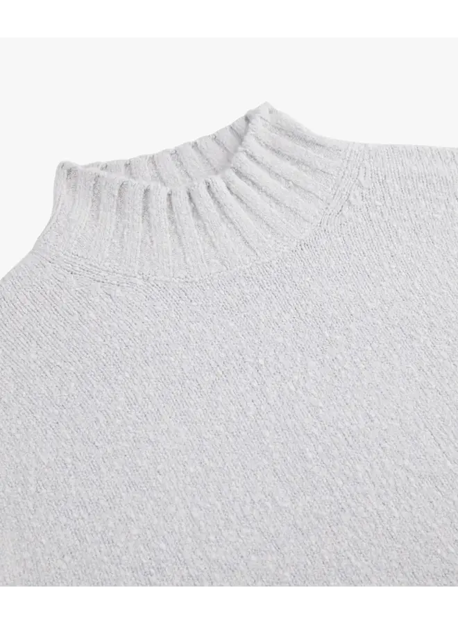 Profuomo Pullover Mock Neck Grey