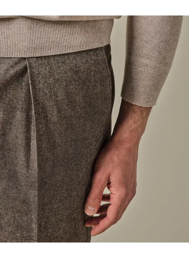 Profuomo Chino Flanel Cotton Brown