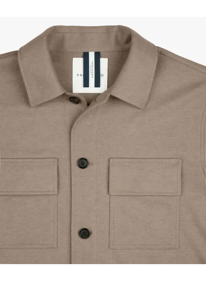 Profuomo Overshirt Cutaway Beige