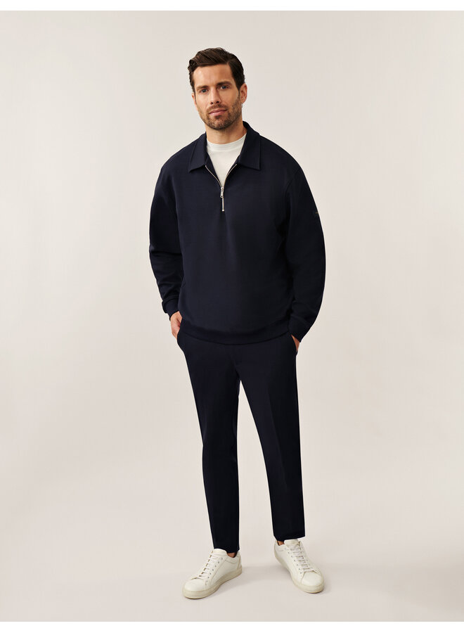Cavallaro Sweat Ricavo Polo Dark Blue