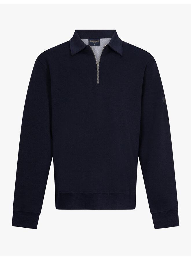 Cavallaro Sweat Ricavo Polo Dark Blue
