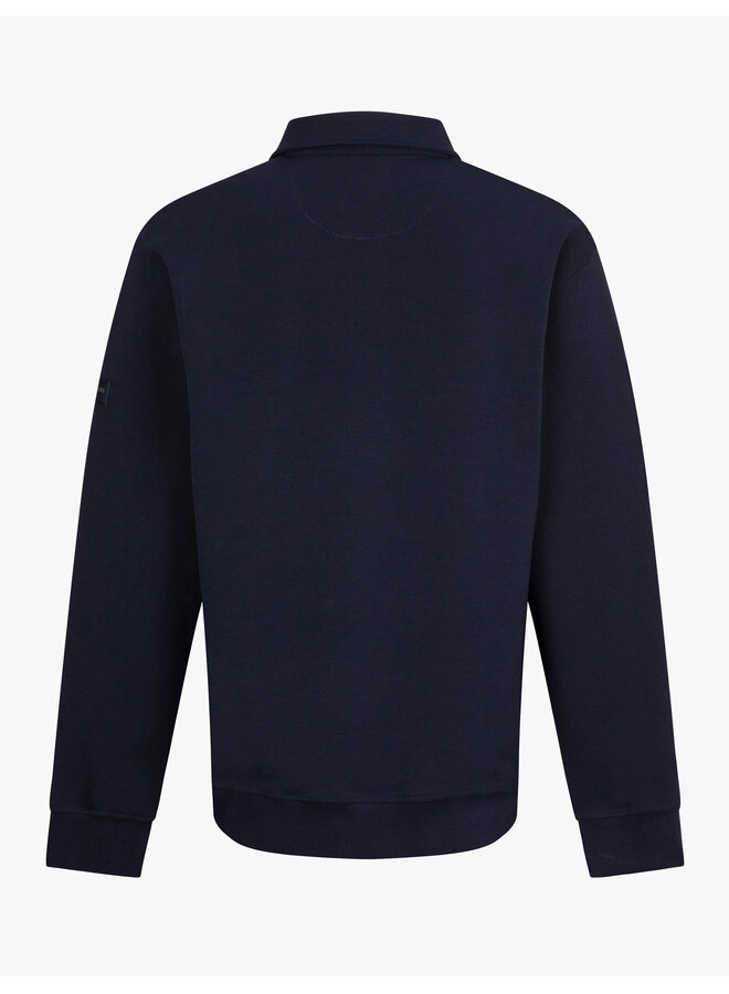 Cavallaro Sweat Ricavo Polo Dark Blue