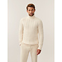 Cavallaro Pullover Mergio Roll Neck Off White