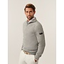 Cavallaro Pullover Corsico Half Zip Mid Grey Melange