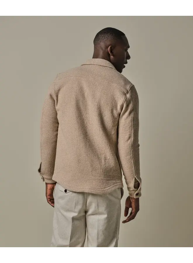 Profuomo Overshirt Structure Sand