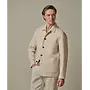Profuomo Overshirt Wool Button L. Sand