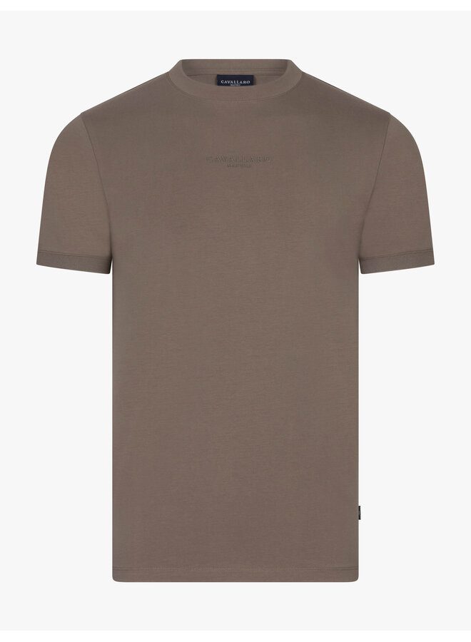 Cavallaro T-Shirt Darione Dark Taupe