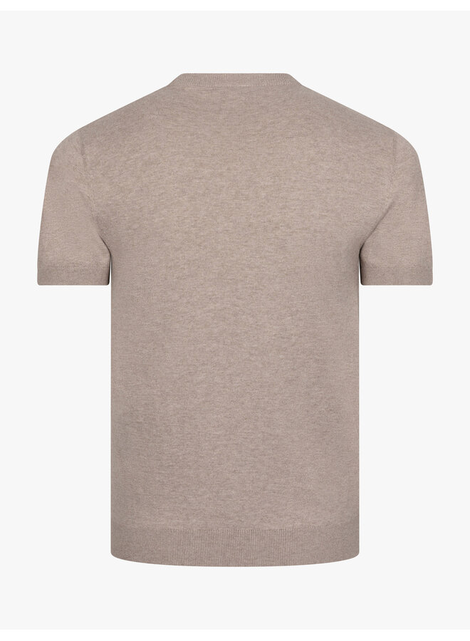 Cavallaro Cercolo Tee Taupe Melange