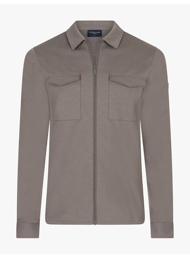 Cavallaro Zaverio Overshirt Taupe Melange