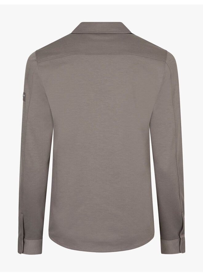 Cavallaro Zaverio Overshirt Taupe Melange