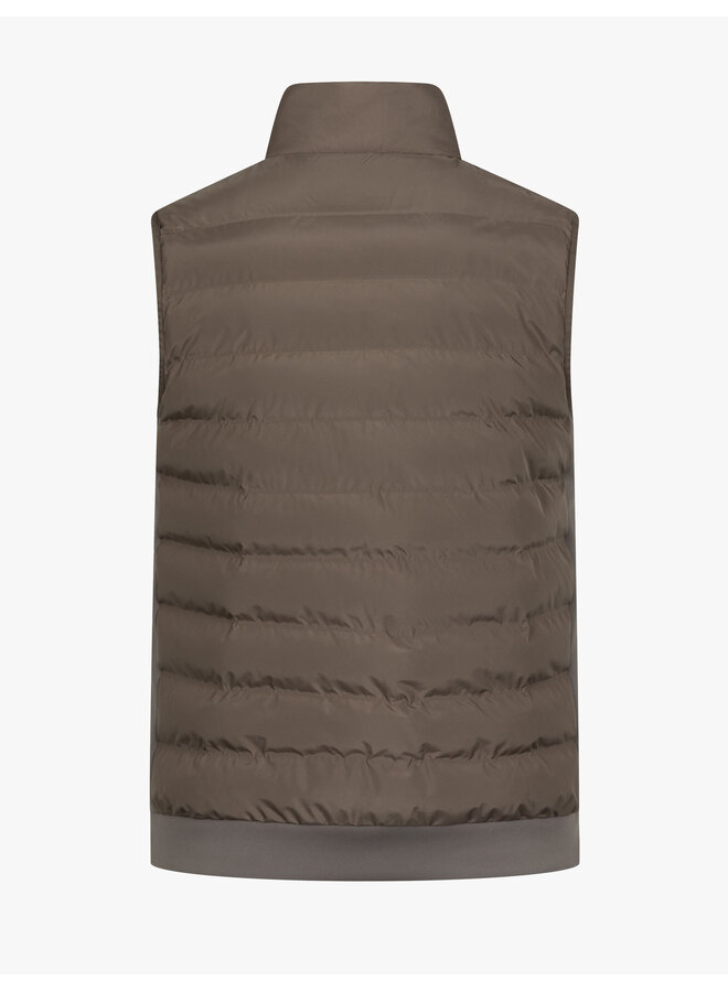 Cavallaro Quintino Bodywarmer Dark Taupe